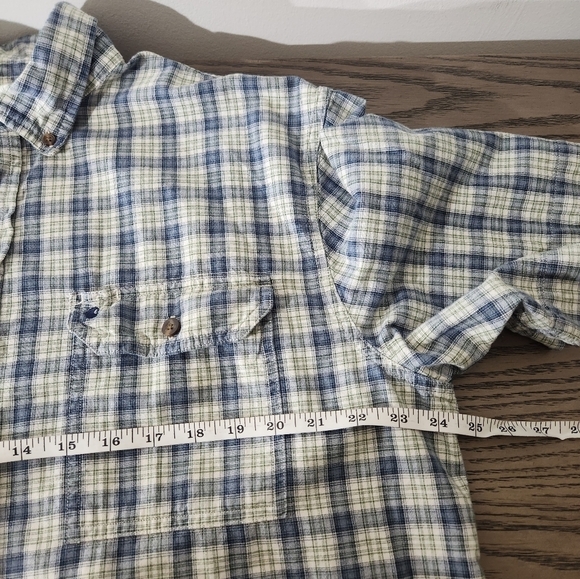 Carhartt Short Sleeve Plaid Button Down Shirt Mens XL Relax Fit - Picture 8 of 9